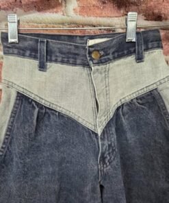 Alternative view of R Ross High Waist Jeans 7 | Vintage Dark Navy Denim Womens Retro Mom Fit Cotton