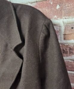 Alternative view of Trissis Blazer Jacket 44 | Vintage 90s Brown Wool Blend Single Breasted