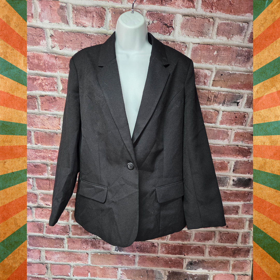 Vintage 90s BLAIR Classic Style Blazer Jacket Size 12