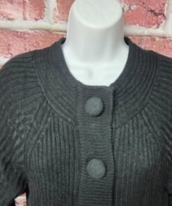 Alternative view of Vintage Women's ROCHELLE Acrylic Tunic Cardigan Sweater Small