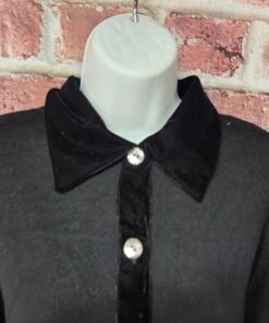 Alternative view of Vintage Y2K SUSAN BRISTOL Acrylic Cardigan Sweater Small