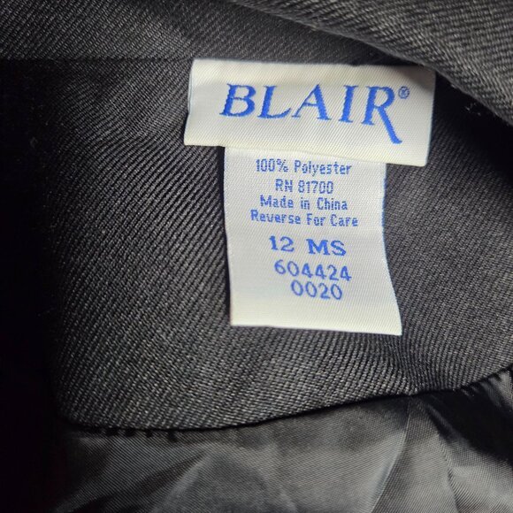 Vintage 90s BLAIR Classic Style Blazer Jacket Size 12 - Image 7