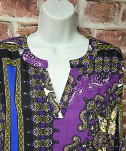 Alternative view of Vintage Women's CATO Multi Colored Paisley Top Small