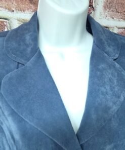 Alternative view of Vintage Y2K SPLURGE by ISB Suede 3 Button Cropped Blazer Jacket Size 5/6NWT